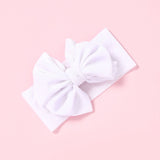 New Velvet Baby Headband Turban Big Bowknot Baby Girl Headband For Newborn Bow Hair Band Children Kid Head Wrap Hair Accessories