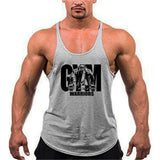 Summer Y Back Gym Stringer Tank Top Men Cotton Clothing Bodybuilding Sleeveless Shirt Fitness Vest Muscle Singlets Workout Tank