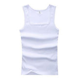 Men&#39;s Gyms Casual Tank Tops Men Fitness Cool Summer 100% Cotton Vest Male Sleeveless Tops Gym Slim Casual Undershirt Men Clothes