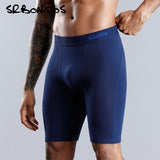 Long Men Boxer Underwear Men Underware Boxer Shorts Mens Cotton Long Leg Boxers Underpants for Brand Quality Sexy Pouch Panties