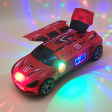 Electric dancing deformation rotating universal police car toy car boy toy child kid girl car Christmas birthday gift