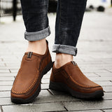 Men Loafers Lightweight Mens Casual Shoes Sneakers Spring 2021 Soft Smart Handmade Retro Leisure Loafers Great Value Men Shoes