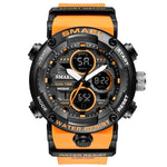 SMAEL Sport Watch Men Waterproof LED Digital Watches Stopwatch Big Dial Clock For Male 8038 relogio masculino Men Watches Quartz