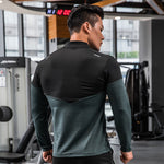 Mens Gym Compression Shirt Male Rashgard Fitness Long Sleeves Running Clothes Homme T Shirt Football Jersey Sportswear Dry Fit