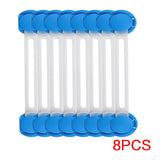 8Pcs/Lot Baby Safety Protector Child Cabinet Locking Plastic Lock Protection of Children Locking From Doors Drawers