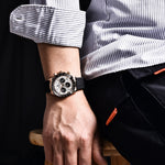 40mm New PAGANI DESIGN Men&#39;s Quartz Watches Sapphire Luxury Chronograph Stainless Steel Waterproof Men&#39;s Watch Relogio Masculino