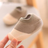 Baby Socks Shoes Infant Color Matching Cute Kids Boys Shoes Doll Soft Soled Child Floor Socks Shoes Toddler Girls First Walkers