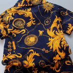 Baby Boys Floral Printed Clothes Set Summer Short Sleeve Shirt Top+Pants 2Pcs Gentelman 1 2 3 4 5 Year Kids Holiday Beach Outfit