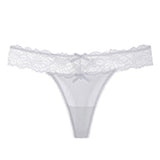 TERMEZY Women Sexy Lace Panties Low-waist Underwear Thong Female G String Breathable Lingerie Temptation Embroidery Intimates