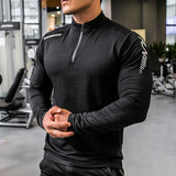 Mens Gym Compression Shirt Male Rashgard Fitness Long Sleeves Running Clothes Homme T Shirt Football Jersey Sportswear Dry Fit