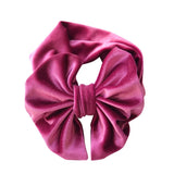 New Velvet Baby Headband Turban Big Bowknot Baby Girl Headband For Newborn Bow Hair Band Children Kid Head Wrap Hair Accessories