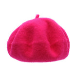 Fashion Wool Baby Hat for Girls Candy Color Elastic Infant Baby Beret Hat Kids Caps for Girls 1-4 Years 1 PC