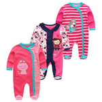 2021 Baby Girl Clothes Long Sleeve 1/2/3PCS Winter Clothing Sets 0-12M Cotton Baby Boy Clothes Newborn Overalls Roupa de bebe