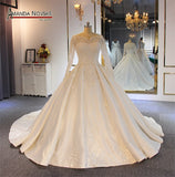 New hot sale gelinlik sleeves wedding dress wedding gown designer