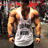 Brand Fitness Clothing Bodybuilding Singlets Tank Top Men Muscle Shirt Sportwear Vests Cotton Stringer Tops