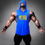 New Brand Summer Fitness Stringer Hoodies Muscle Shirt Bodybuilding Clothing Gym Tank Top Mens Sporting Sleeveless shirts