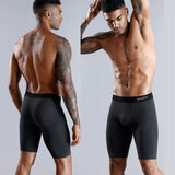 Long Men Boxer Underwear Men Underware Boxer Shorts Mens Cotton Long Leg Boxers Underpants for Brand Quality Sexy Pouch Panties