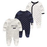 2021 Baby Girl Clothes Long Sleeve 1/2/3PCS Winter Clothing Sets 0-12M Cotton Baby Boy Clothes Newborn Overalls Roupa de bebe