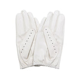 Free Shipping Fashion Women Leather Gloves Goatskin Spring Driving Gloves Full Finger Non Slip Mitten Female Real Leather Gloves