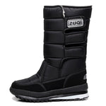 Men Snow Boots Platform Snow Boots For Men Thick Plush Waterproof Slip Resistant Winter Mens Shoes Plus size 36 -  47  2021 New