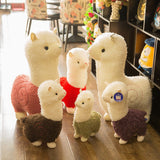 25cm New Alpaca Plush Toy 6 Colors Cute Animal Doll Soft Cotton stuffed doll Home office decor Kids girl Birthday Christmas Gift