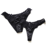 CINOON Sexy Eyelashes Lace Panties Women Underwear Low-waist Lingerie Embroidery Breathable Underpants Female G String Intimates