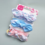 3Pcs/Set Solid Color Soft Nylon Elastic Baby Headband Bows Knotted Newborn Baby Girl Headbands Hair Accessories Girls Haarband