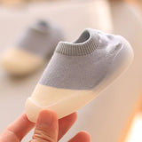 Baby Socks Shoes Infant Color Matching Cute Kids Boys Shoes Doll Soft Soled Child Floor Socks Shoes Toddler Girls First Walkers