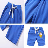 Children Summer Shorts Cotton Solid Elastic Waist Shorts For Boys Girls Fashion Sports Pants Toddler Panties Kids Beach Clothing