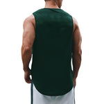 Muscleguys Gym Clothing Men Workout Tank Top Bodybuilding Vest Mesh Fitness Sleeveless Shirt Mens Sports Basketball Jerseys