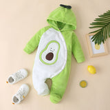 2021 New Cute BABY Newborn Baby Boy Girl Clothes Long Sleeve Hoddies Bear Zipper Baby Romper Clothes Autumn Winter Wear 0-18M