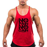 Summer Y Back Gym Stringer Tank Top Men Cotton Clothing Bodybuilding Sleeveless Shirt Fitness Vest Muscle Singlets Workout Tank