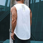 Muscleguys Gym Tank Top Men Bodybuilding Singlet Fitness Stringer Sleeveless Shirt Mesh Quick Dry Clothing Sportwear Muscle Vest