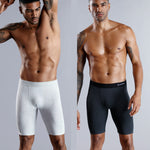 Long Men Boxer Underwear Men Underware Boxer Shorts Mens Cotton Long Leg Boxers Underpants for Brand Quality Sexy Pouch Panties