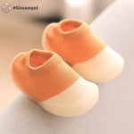 Baby Socks Shoes Infant Color Matching Cute Kids Boys Shoes Doll Soft Soled Child Floor Socks Shoes Toddler Girls First Walkers