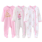 2021 Baby Girl Clothes Long Sleeve 1/2/3PCS Winter Clothing Sets 0-12M Cotton Baby Boy Clothes Newborn Overalls Roupa de bebe