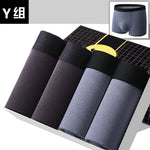 4pcs/Lot Men&#39;s Panties Underpants Cueca Boxers Underwear Cotton Thermal for Man Breathable Homme Sexy Soft Male Shorts
