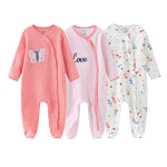 2021 Baby Girl Clothes Long Sleeve 1/2/3PCS Winter Clothing Sets 0-12M Cotton Baby Boy Clothes Newborn Overalls Roupa de bebe