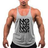 Summer Y Back Gym Stringer Tank Top Men Cotton Clothing Bodybuilding Sleeveless Shirt Fitness Vest Muscle Singlets Workout Tank