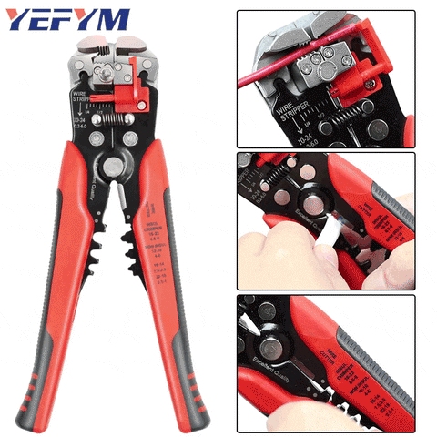 Wire Stripper Tools Multitool Pliers YEFYM YE-1 Automatic Stripping Cutter Cable Wire Crimping Electrician Repair Tools