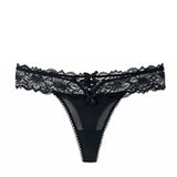 TERMEZY Women Sexy Lace Panties Low-waist Underwear Thong Female G String Breathable Lingerie Temptation Embroidery Intimates