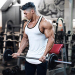 Blank Men&#39;s gym clothing Bodybuilding tank top Man summer fashion sleeveless shirt cotton fitness sportswear slim muscle vests