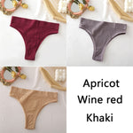 FINETOO Women&#39;s Panties Seamless High Waisted Underwear Women Comfortable Panties Women Sexy Underpants For Women 3PCS/Set