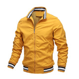 Men Fashion Jacket Men New Casual Windbreaker Bomber Jacket Coats Men 2023 Spring Autumn Outdoor Waterproof Slim Jackets Mens