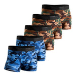Boxer Man Cotton Panties Men Underpants Breathable Mens Underwear Camouflage Men&#39;s Boxers Pouch Bulge Camouflage For Men Gift