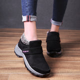 2022 Winter Women Sneakers Large Size Cotton Shoes Woman Keep Warm Fur Outdoor Waterproof Platform Casual Shoes Tennis Female