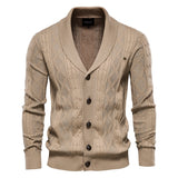 AIOPESON Spliced Cardigan Men Streetwear Casual High Quality Cotton Sweater Men Winter Fashion Brand Cardigans for Men