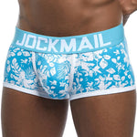 JOCKMAIL Sexy Men&#39;s Cotton Panties Boxer Male Underwear Solid Men&#39;s Shorts Breathable Underwear Striped Boxer shorts  men boxer