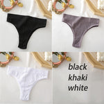 FINETOO Women&#39;s Panties Seamless High Waisted Underwear Women Comfortable Panties Women Sexy Underpants For Women 3PCS/Set