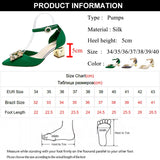 ZOKI Fashion Pearl Buckle Square Heels Pumps Women Pointed Toe Bling Crystal Party Shoes Woman Elegant Med Heels Bride Shoes